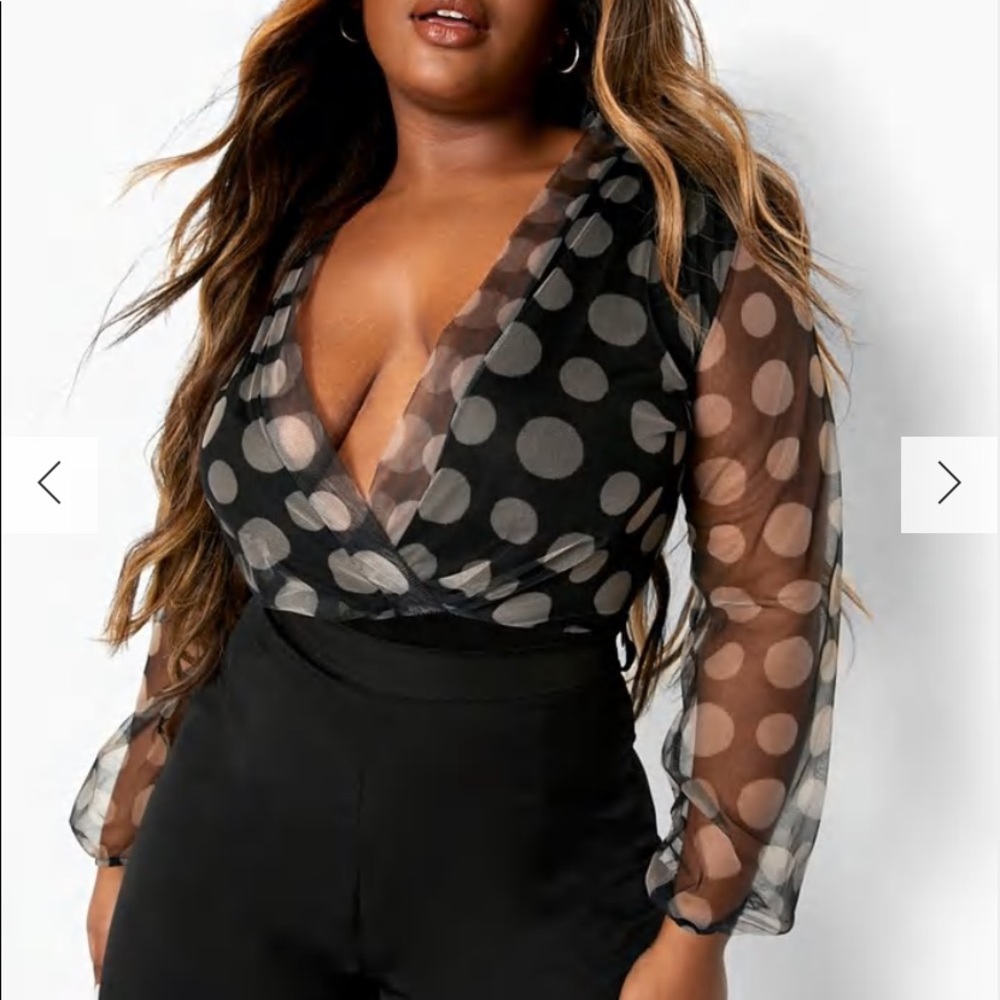 NWT Polka Dot bodysuit
